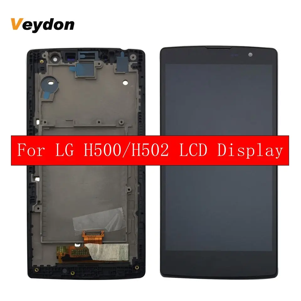 ЖК-дисплей Дисплей для LG Magna/G4c H500F H502F Y90 c90 Экран + сенсорный экран с рамкой H500