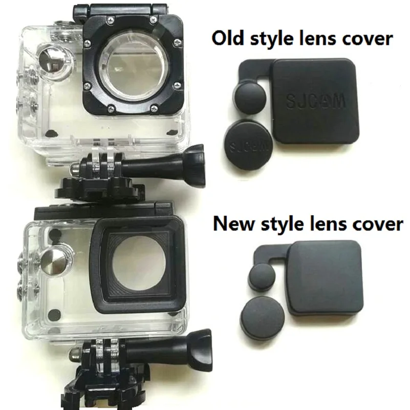 

New/Old Model SJCAM Clownfish 4000 Lens Cap Cover And Hood For SJCAM SJ4000 WIFI/SJ4000 + Waterproof Housing Case Sports Camera