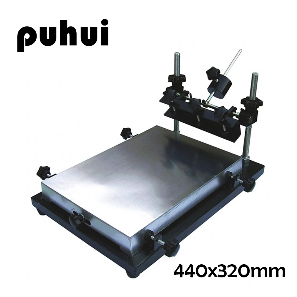 Manual solder paste printer PCB SMT stencil printer M size 440x320mm fast ship