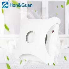 Home Ventilation Exhaust Fan Wall Mounted 10W 220V 4 Inch Strong Power Exhaust Fan Low Noise Bathroom Kitchen Garage Air Vent 