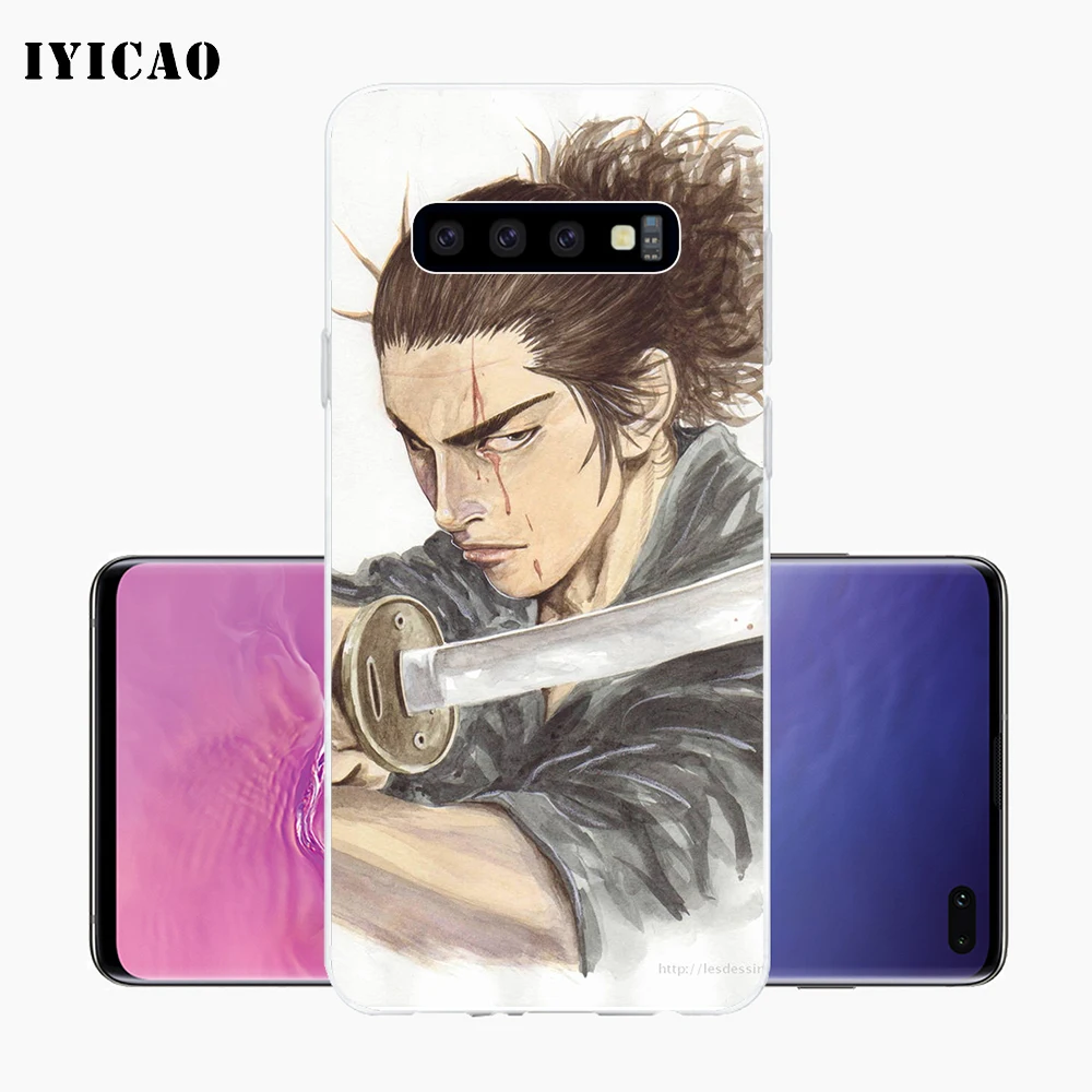 IYICAO Мягкий силиконовый чехол для телефона с рисунком Vagabond Samsung Galaxy S10e S10 S9 S8 Plus S7 Edge