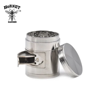 

HORNET Tobacco Grinder Multi Functional ZINC Alloy Grinder 4 Parts 56MM Miller Spice Chromium Chrusher