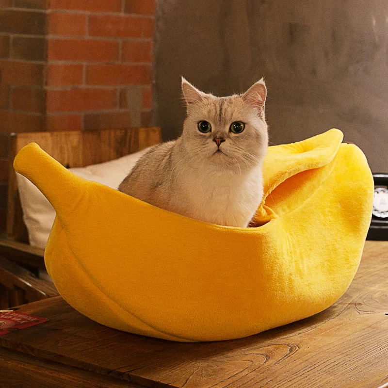 Banana Cat Bed