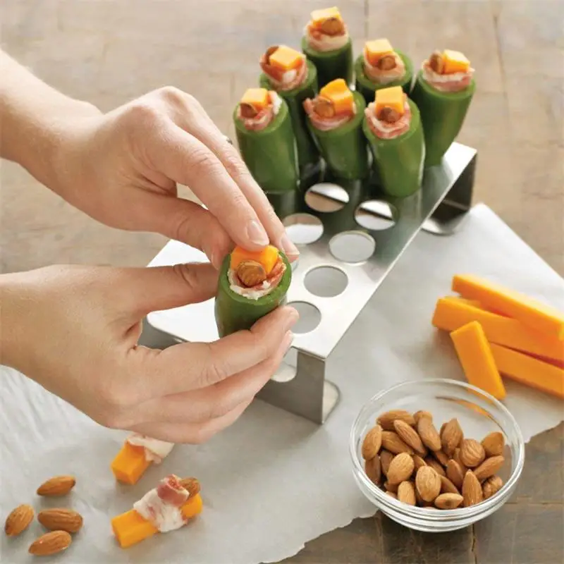 Chili Pepper Grilling Rack and Corer Set  (5)