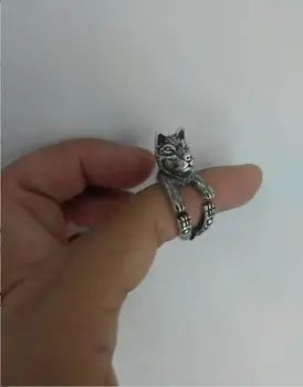 

Wholesale Unique Handmade Boho Chic Retro Husky Ring Female and Male Pet Lovers Gift Idea-- 12pcs/lot