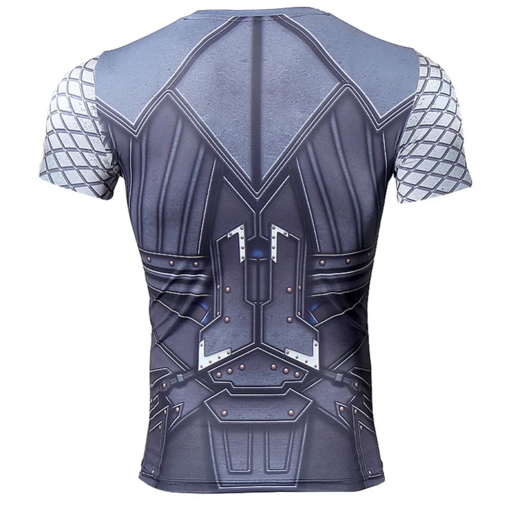THOR 3D Printed T shirts Men Compression Shirt Hero Cosplay Long Sleeve Tops Male Gym Fitness BodyBuilding Clothes 4