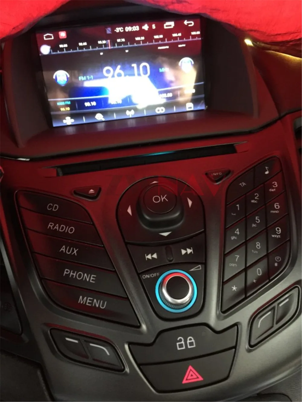 Sale ZWNAV Android 9.0 Car GPS Navigation 2 Din DVD Player For Ford Fiesta 2012 2013 2014 2015 2016 Multimedia Radio 8 Inch 5