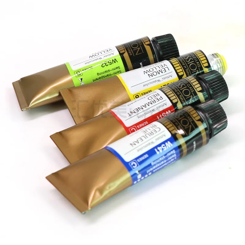 Mijello gold 31colors15ml одиночный Золотой трубчатый цвет сочетающийся акварельный мастер