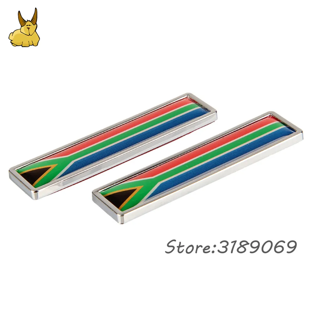 South Africa Flag Car Stickers Metal Emblem Badge decal Accessorie For