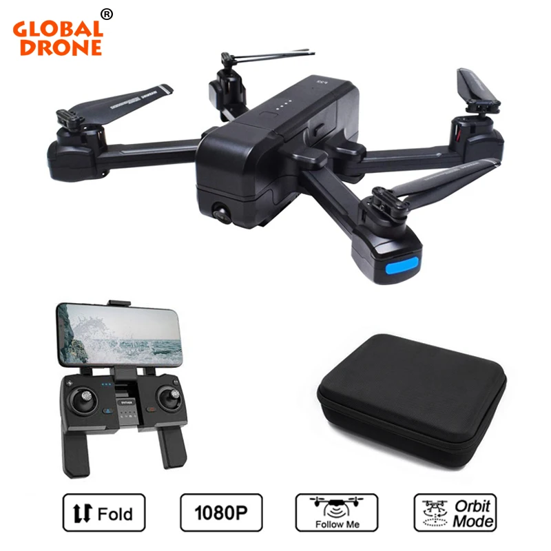 

Global Drone Professional GPS Drones with Camera HD 1080P Follow Me Dron Auto Return Quadrocopter Camera Drone X Pro VS F11 F22
