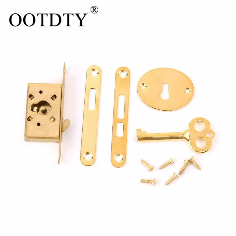 Vintage Drawer Lock With Key Antique Small Box Cabinet Door Locks Furniture Fittings Vintage Drawer Lock With Key Antique Small Box Cabinet Door Locks Furniture Fittings