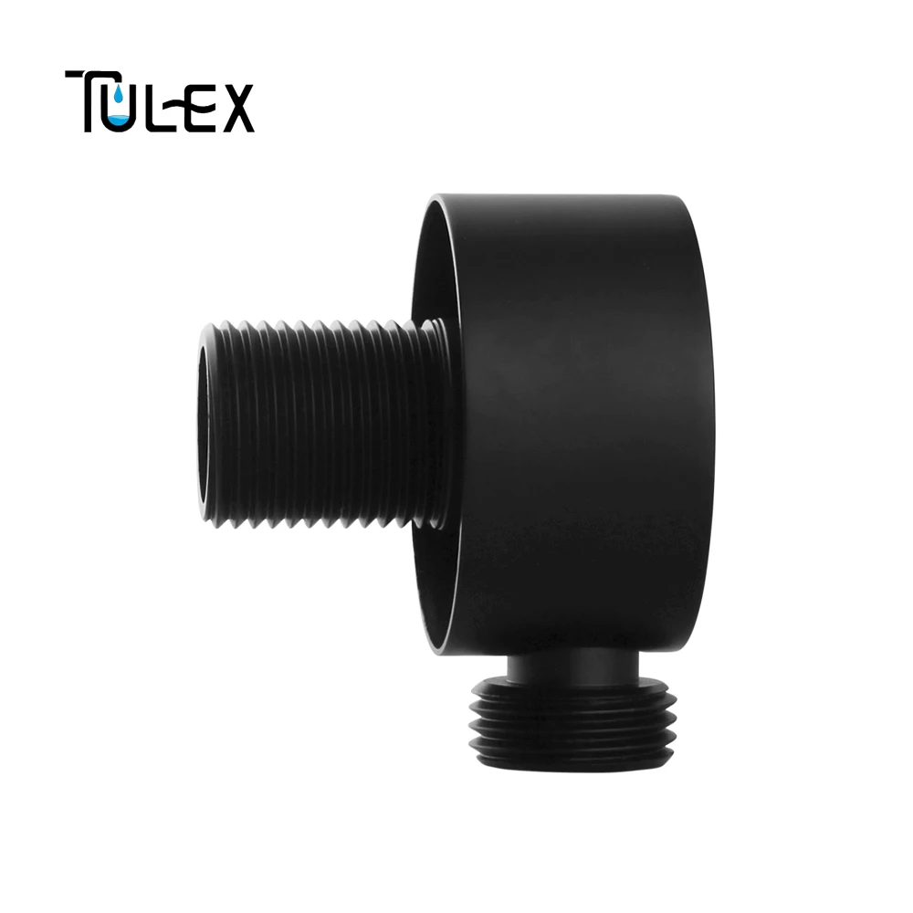 Billige TULEX Dusche Kopf Stecker Dusche Zubehör Runde Bad B Wand Montiert Stecker Messing Körper Halterung für Bad