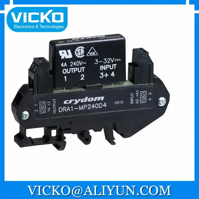 

[VK] DRA1-MP240D4 RELAY SSR SPST-NO 280VAC 4A DIN Relays