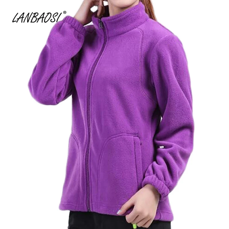 Lanbaosi الحراري الصوف جاكيتات للرجال والنساء windproof الدافئة كم طويل الصوف معطف ملابس التنزه التزلج السفر Lanbaosi الحراري الصوف جاكيتات للرجال والنساء windproof الدافئة كم طويل الصوف معطف ملابس التنزه التزلج السفر