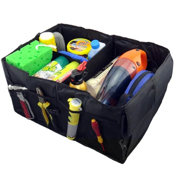 

Car Multi-Pocket Organizer Large Capacity Folding Storage Bag Trunk Stowing and Tidying