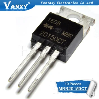 

10pcs MBR20150CT TO-220 MBR20150 TO220 MBR20150C Schottky Rectifiers 20 Amp 150 Volt Dual new original