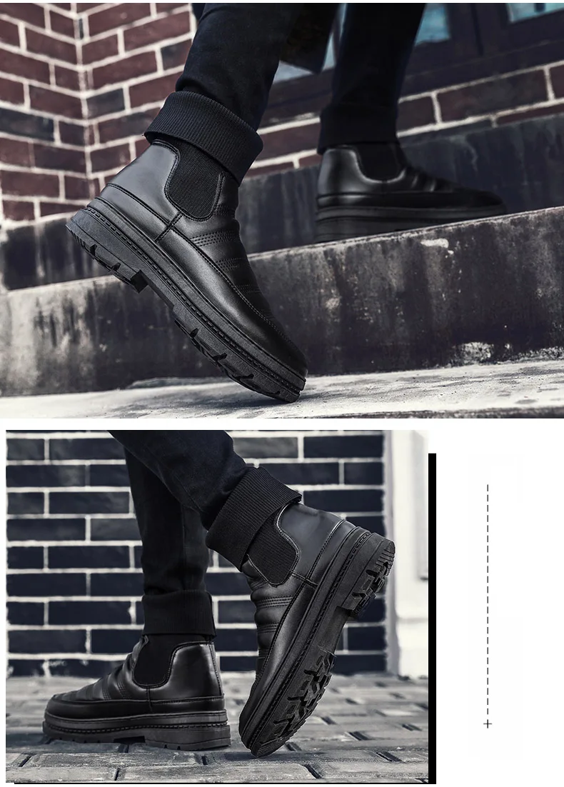 Mens Snow Boot Winter Warm Men Boots Winter With Fur Military Boots Tactical Desert Army Motorcycle Boot Socks Shoes Men Sneaker (3)