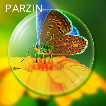 

PARZIN 1.56 1.61 1.67 Aspherical Eyeglasses lenses Myopia RX Green Film Glasses Anti-UV Optical Lens Prescription Glasses