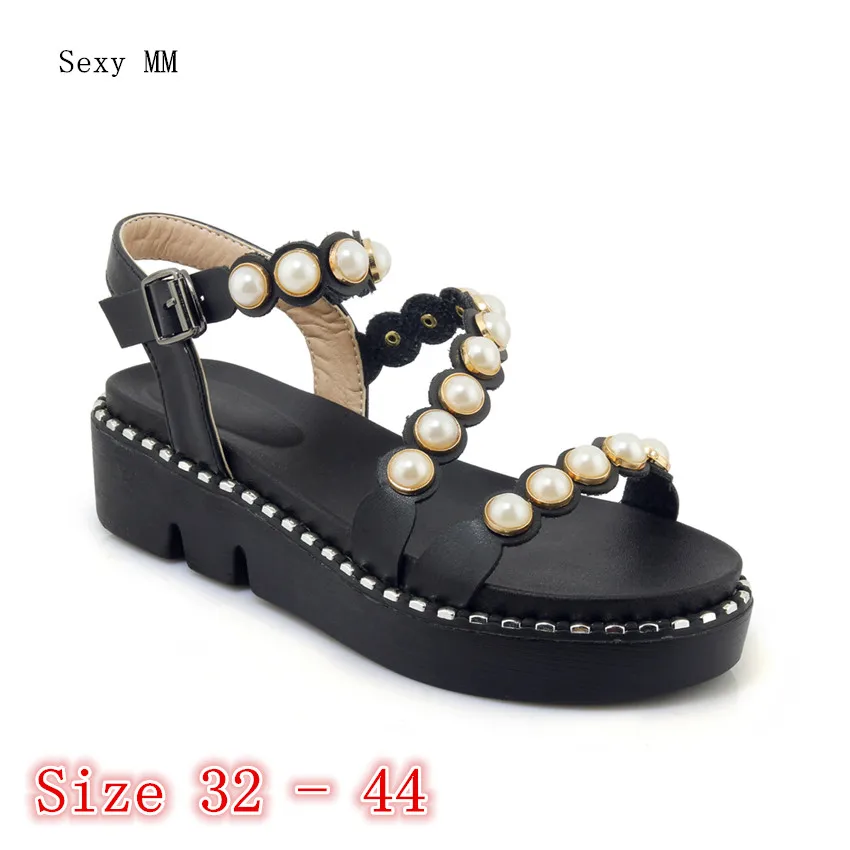 

Women Platform Wedge Sandals Low High Heel Shoes Slippers Woman Wedges Gladiator Sandals Small Plus Size 32 33 - 40 41 42 43 44