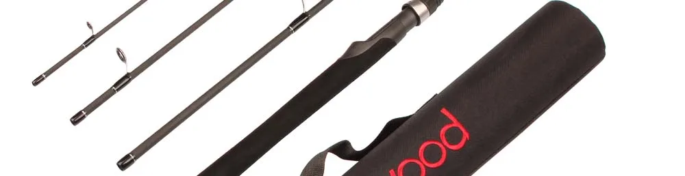 Spinpoler High Carbon Fuji 1.98m 4 Sections Lure Fishing Rod 18-38oz 3.5g-10.6g Lure Weight Casting Spinning Travel Rod  (18)
