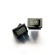 10pcs/lot 15*21mm 2PIN SPST ON/OFF Boat Rocker Switch 6A/250V 10A/125V Car Dash Dashboard Truck RV ATV Home