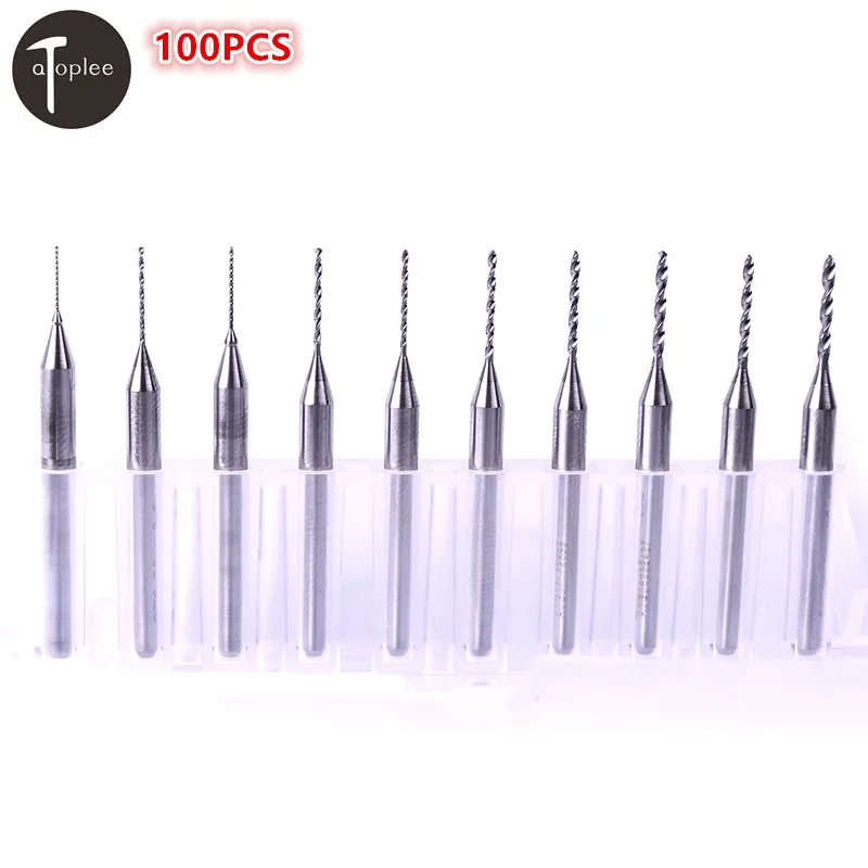 XD 10Pcs Caliente 1,0mm PCB CNC Micro Brocas De Imprión Tarjeta De Circuito De Carburo