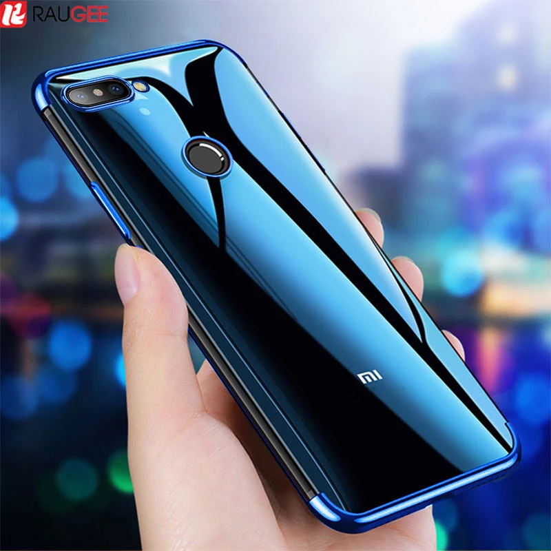 Силиконовый чехол для Xiaomi Mi 8 Lite, чехол-бампер, прозрачный из ТПУ силиконовый чехол для задней панели, тонкий чехол для Xiaomi Mi 8 Lite, чехол