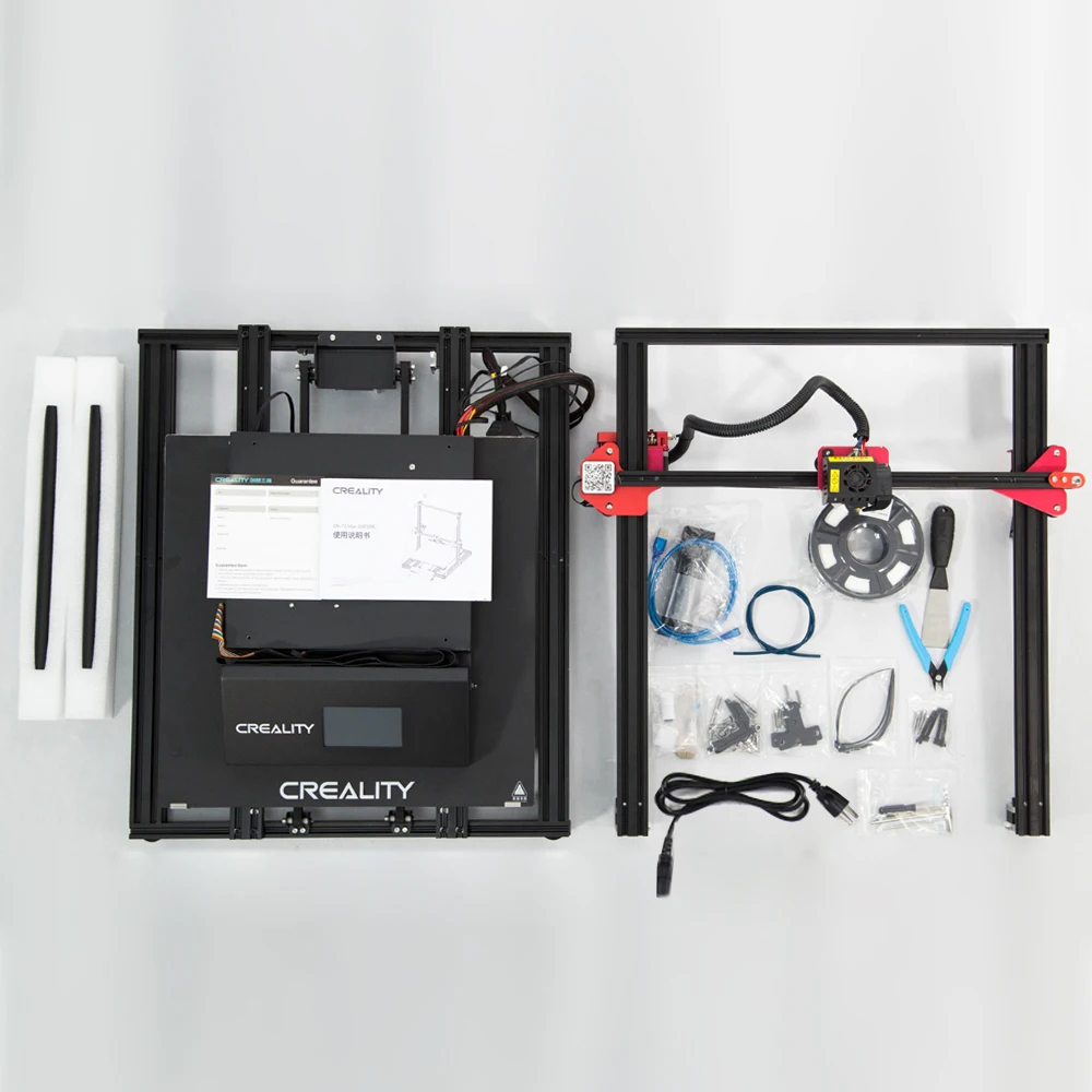 Creality 3D CR-10 Max настольный 3d принтер DIY Kit 450*450*470 мм Поддержка автоматического выравнивания печать с сенсорным экраном Тепло Кровать