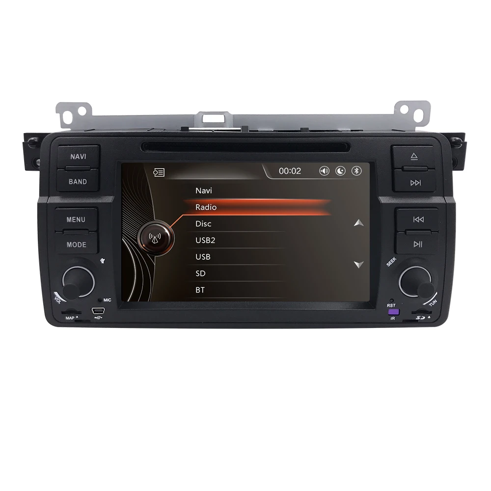 

2019 In Stock Mirror link RDS Car DVD radio Player for BMW E46 M3 7" GPS Bluetooth USB SD card Camera Steering wheel Control