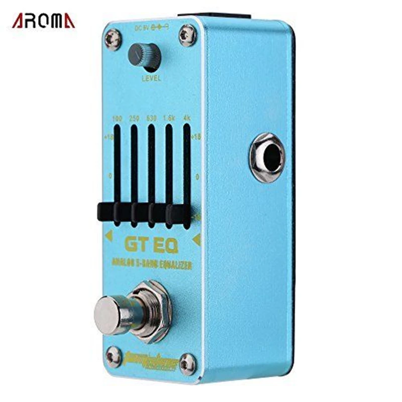 AROMA AEG 3 Guitar Effect Pedal GT EQ Analog 5 Band Equalizer Electric