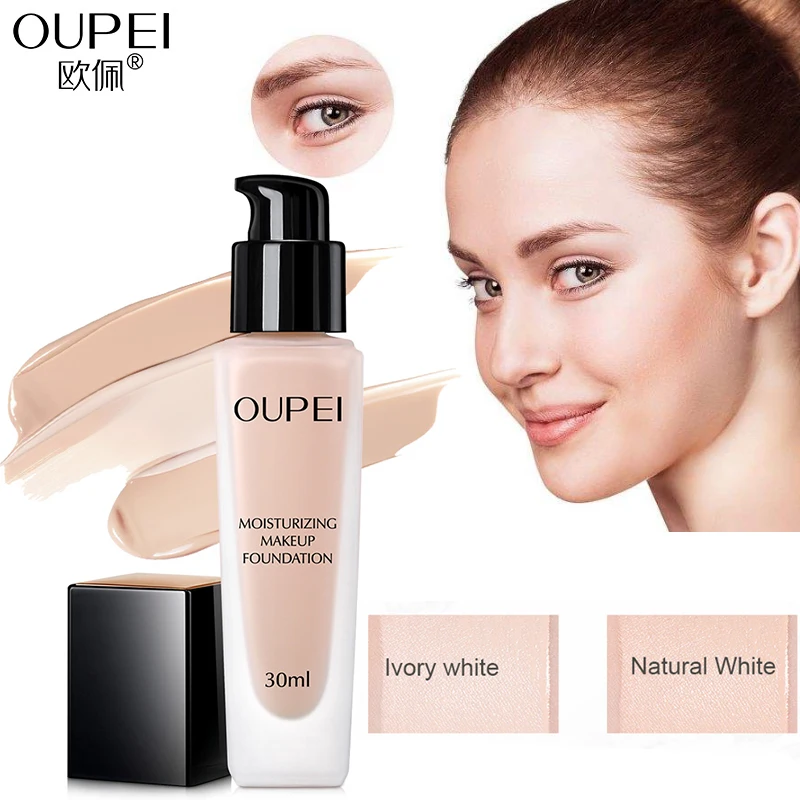 

BISUTANG Beauty Makeup for Face Cream 30ml Foundation Soft Long Lasting Oil Control Concealer Liquid Foundation Cosmetic