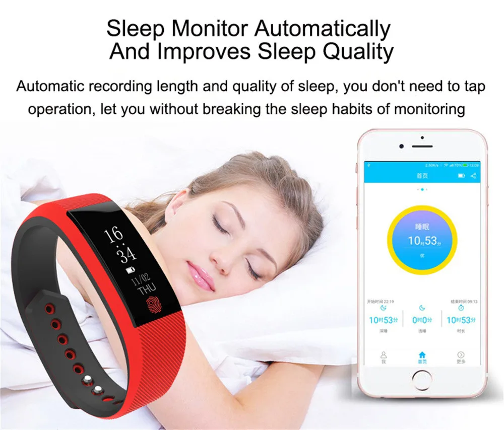 2019 Popular Stylish design kids men women Heart Rate IP67 Waterproof Smart Bracelet Watch Wristband Sport Fitness Track