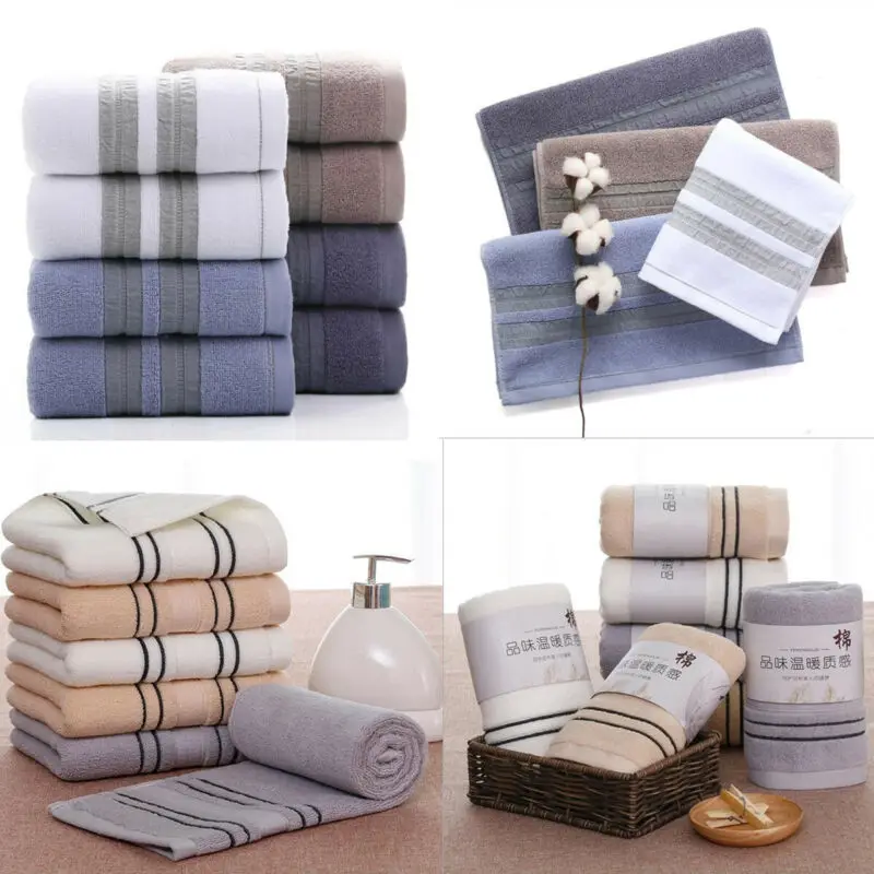 

New Arrival Soft Cotton Bath Towels For Adults Absorbent Terry Luxury Hand Bath Beach Adult Face Towels