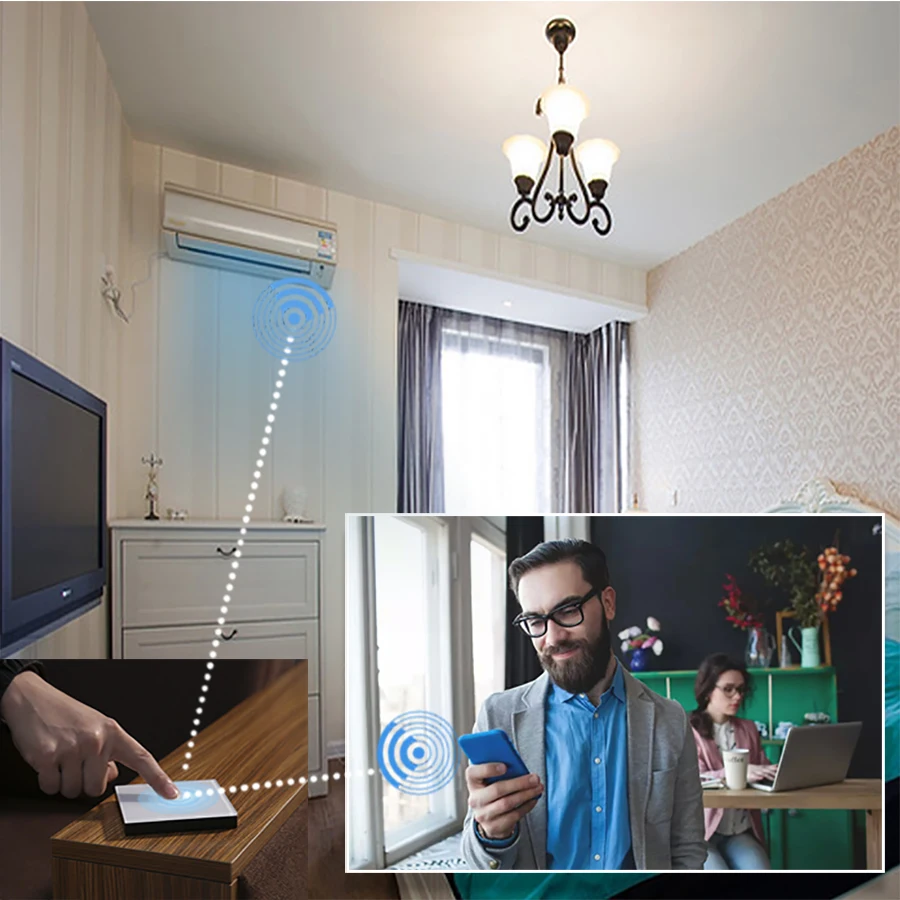 Smart Home RF 433MHZ 3V Wireless Remote Control,Crystal Glass Panel ,Switch Shape Control For Vhome Smart Home RF 433MHZ 3V Wireless Remote Control,Crystal Glass Panel ,Switch Shape Control For Vhome