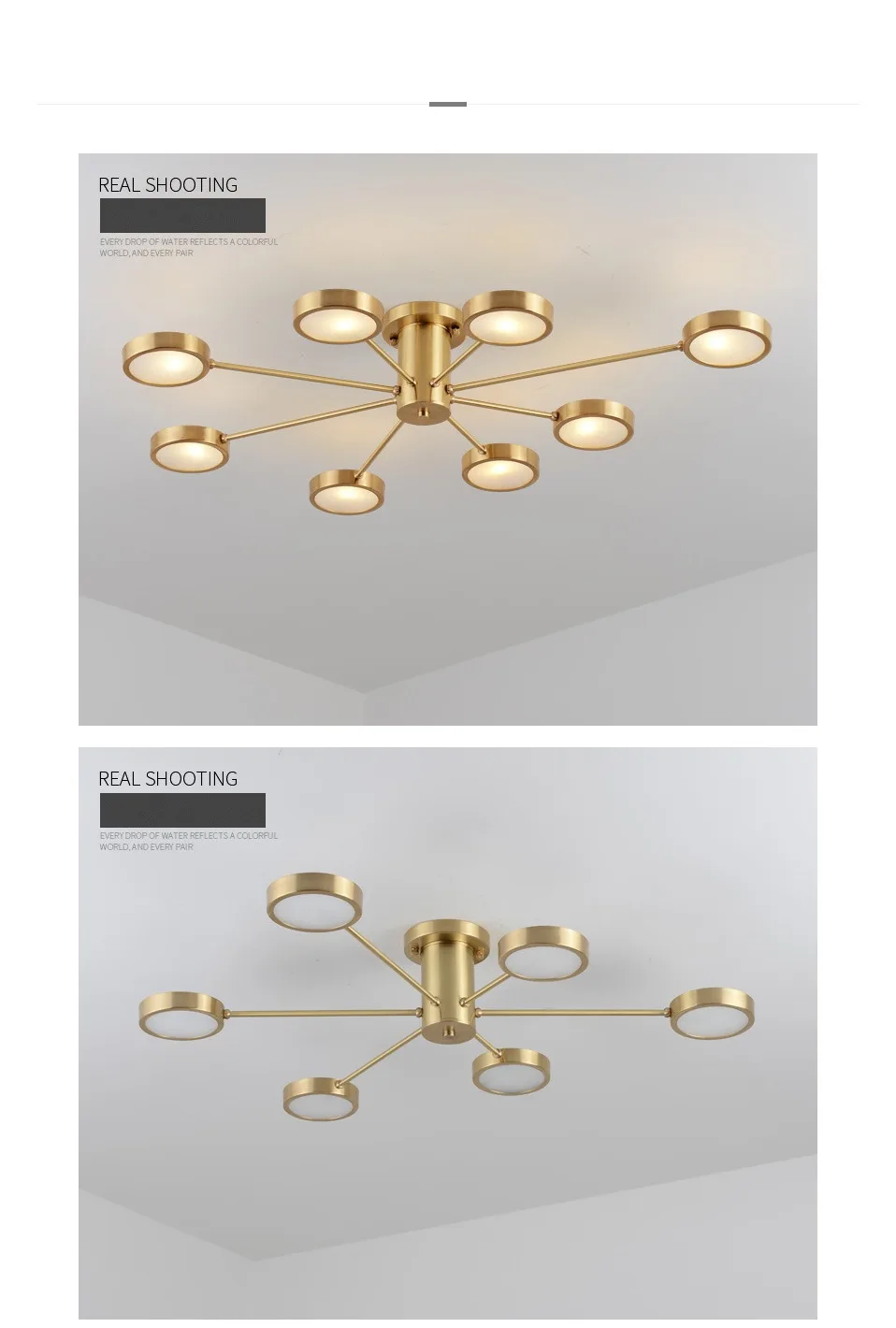 Lampara techo Nordic Modern Copper LED Ceiling Lamp Designer Living Room Decoration Hanglamp Study Bedroom Hanging Lights