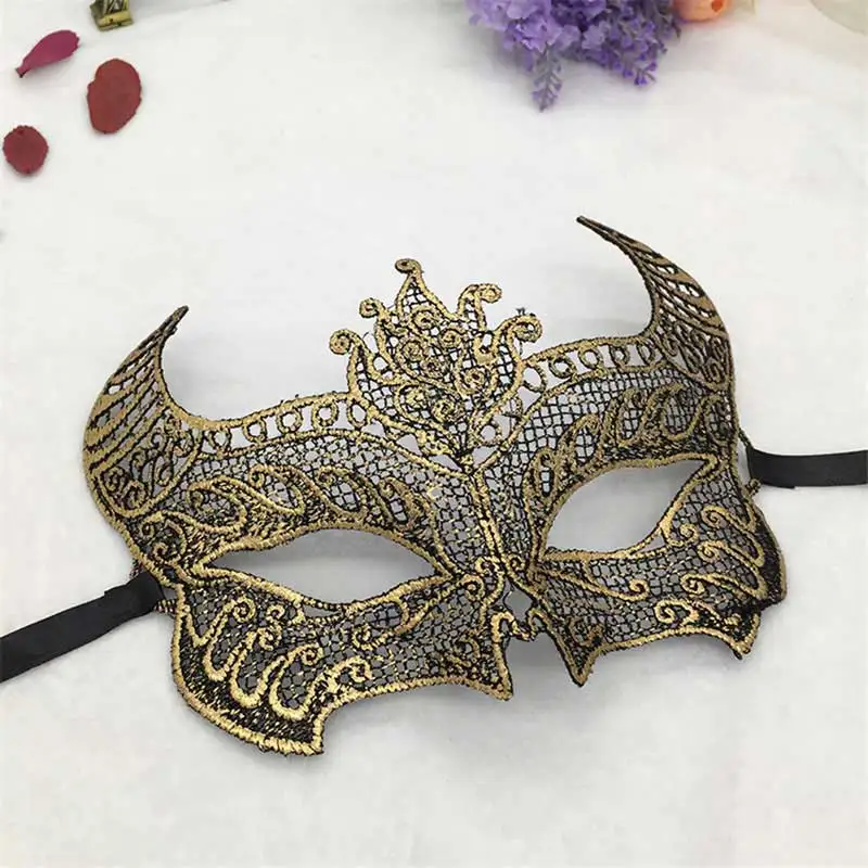 Золотая маска для глаз, Вечерние Маски, венецианская Карнавальная маска, маскарад, праздник Марди Гра, Кружевные маски, бальное платье на Хэллоуин, сексуальный костюм, маска - Цвет: Eye Mask
