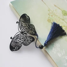 Серебряная бабочка Закладка маркер Рождественский чулок наполнитель важны в подарочной коробке