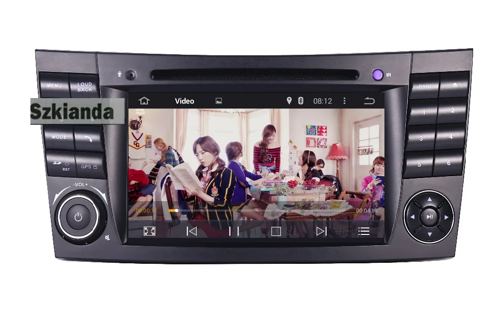 Sale 4G+32G Android 8.1 car radio multimedia player for Mercedes Benz E-Class E200 E220 E300 W211 E320 Wifi Radio DVD OBD Canbus Map 7