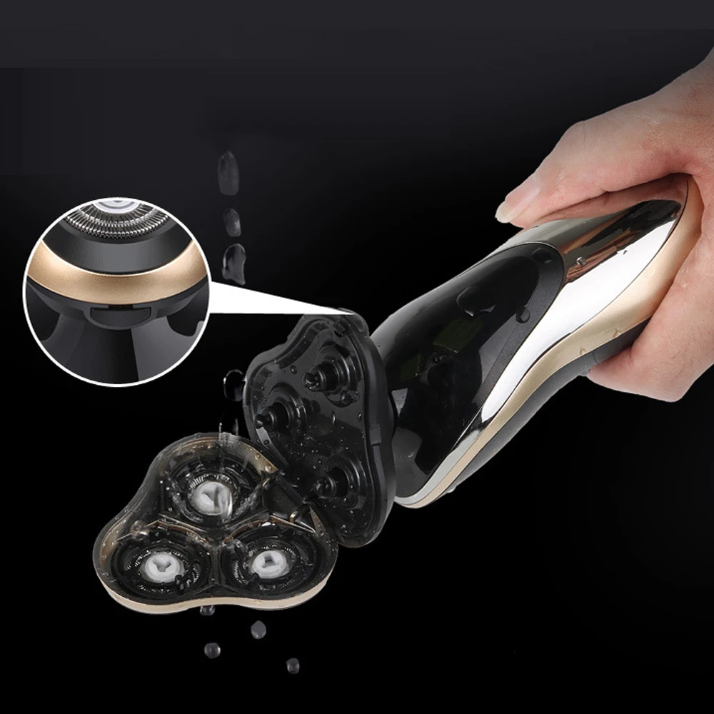 3W USB Electric Shaver 3 Blade Heads Electric Razor Shaving Machine Electric Epi