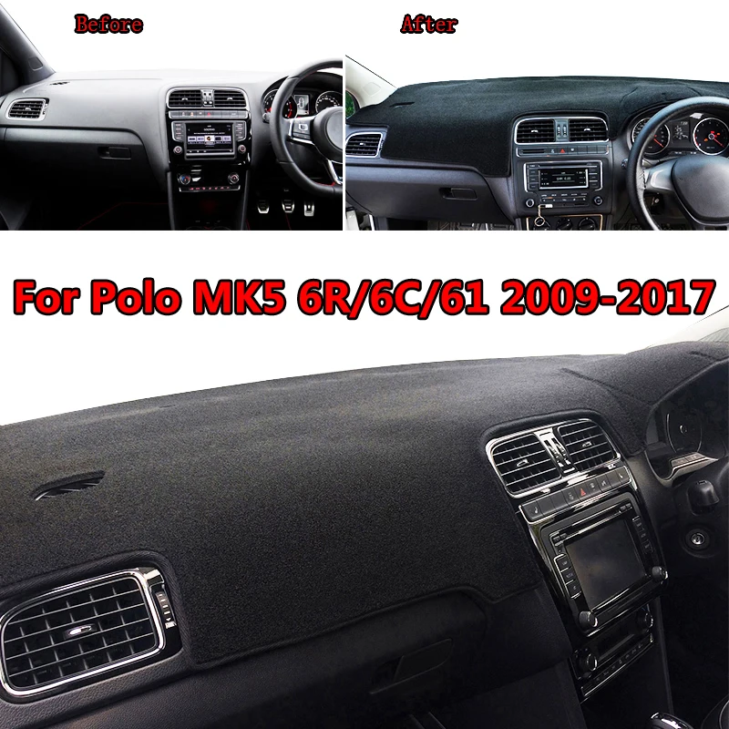 Для Volkswagen VW Polo Sedan 2009 2017 Vento A05 2011 2018 Ameo 2016 2019 MK5 6R приборная панель Крышка приборной