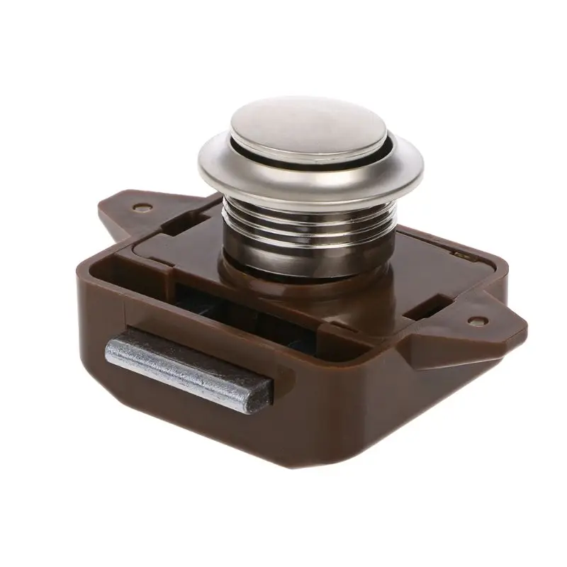 Camper Car Push Lock RV Caravan Boat Motor Home Cabinet Drawer Latch Button Locks For Furniture Hardware 10166