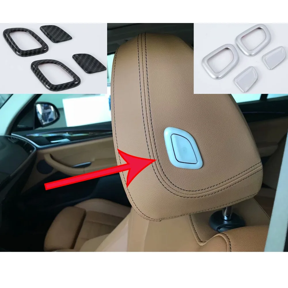 

Для BMW X3 G01 2018 внутреннее сиденье подголовник подушка Регулировка кнопки накладки