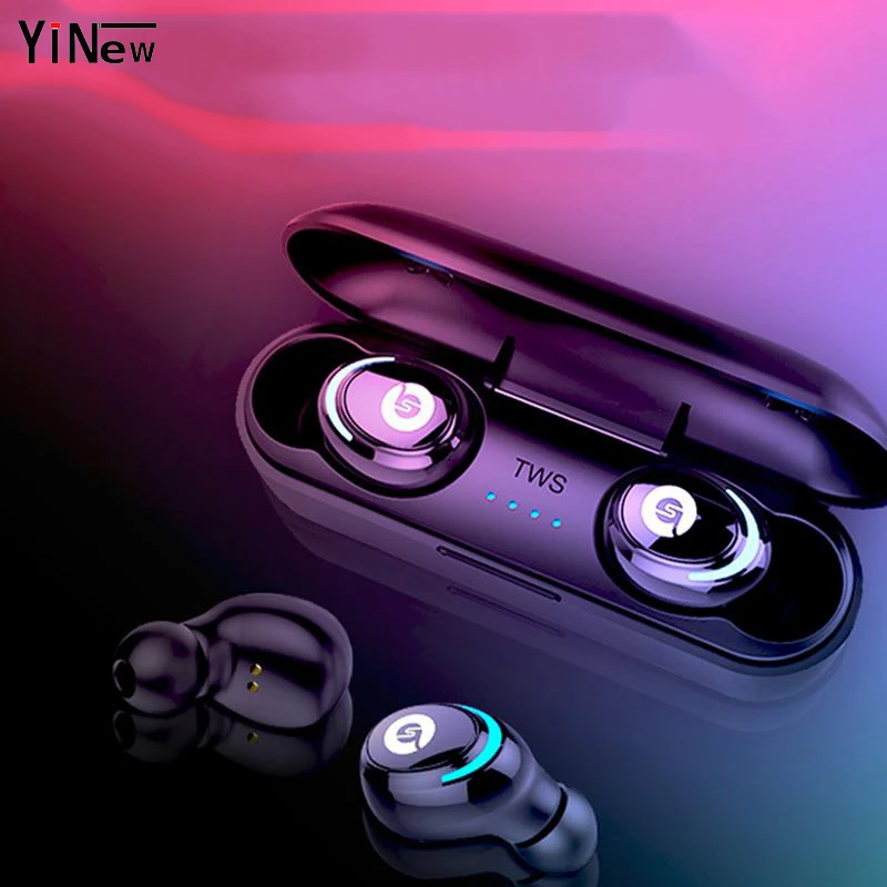 

Bluetooth5.0 Wireless Earphone TWS In Ear Earbuds Handsfree Earphone Sport Earbuds Headset For xiaomi iphone Phone+Mic