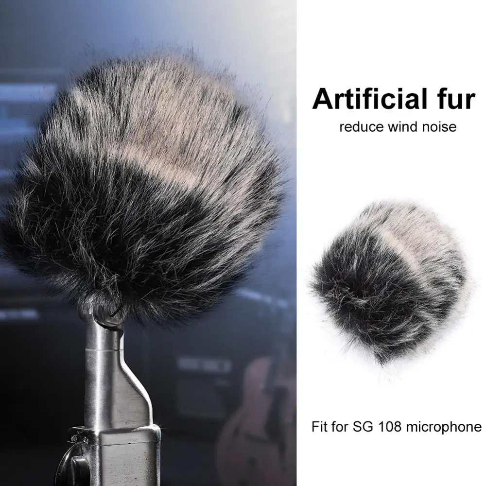 

Microphone Windproof Windshield Wind Protect Fur Cover for For Sony for Nikon DSLR Camera DV Camcorder for SG 108 microphone