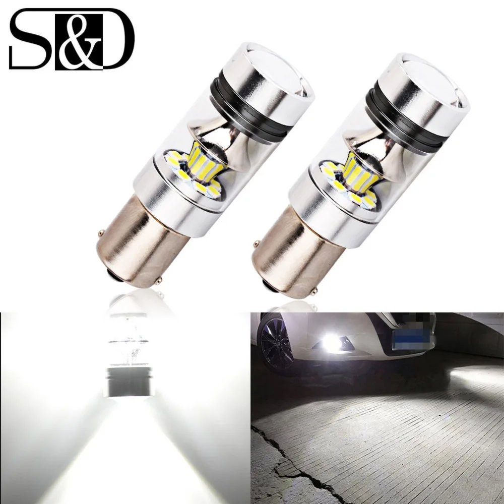 2 шт. 1156 BA15S P21W светодиодный 1157 BAY15D светодиодная лампа P21/5W R5W 20 3030SMD Автомобильные