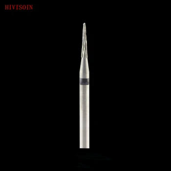 

10PCS-Straight Edge with Cross Cut - Tungsten Carbide Dental Lab Burs - ISO 194-1502.016