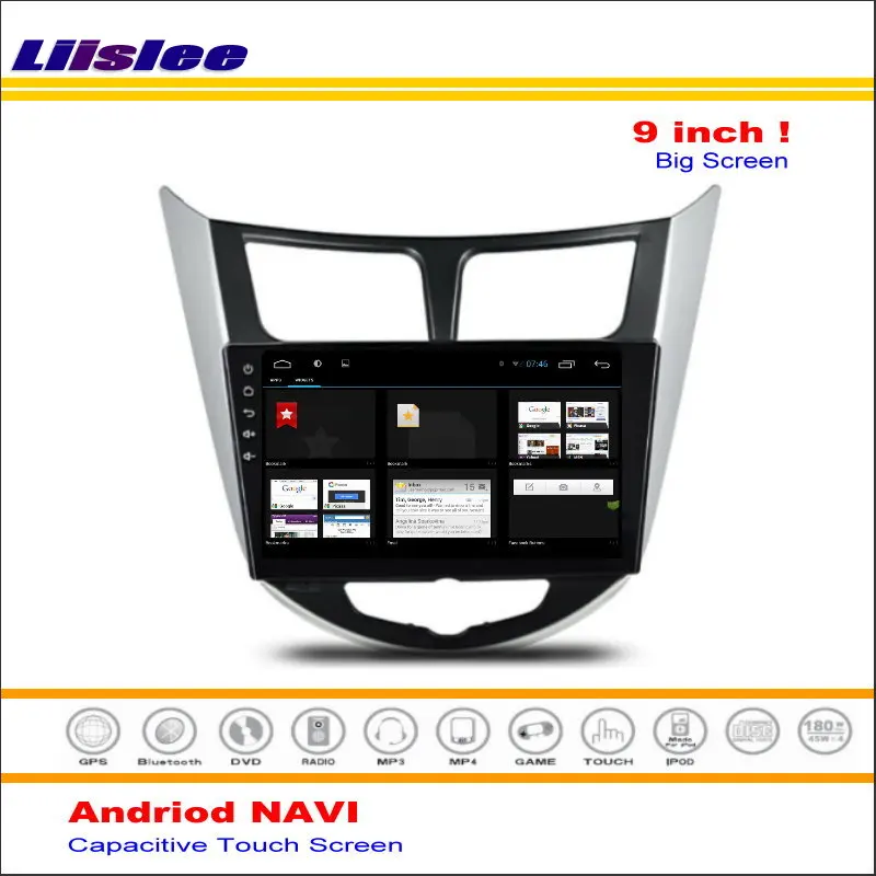 Excellent Liislee Car Android GPS NAV Navigation System For Hyundai Verna 2010~2016 Radio Stereo Audio Video Multimedia ( No DVD Player ) 4 Excellent Liislee Car Android GPS NAV Navigation System For Hyundai Verna 2010~2016 Radio Stereo Audio Video Multimedia ( No DVD Player ) 4