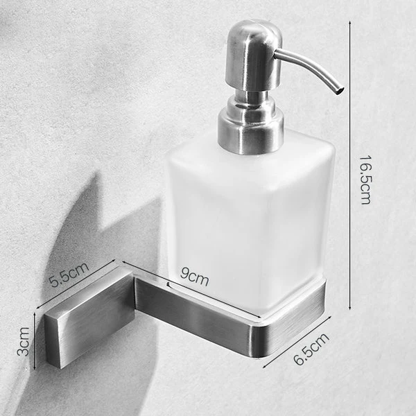 304 дозатор мыла из нержавеющей стали Роскошная ванная бутылка для мыла для рук диспенсер жидкого мыла прессованного типа - Цвет: E Style