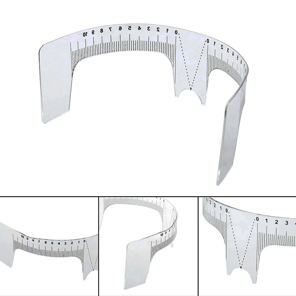 Новое поступление, трафарет для ухода за бровями, формирователь, линейка, измерительный инструмент, макияж, многоразовые для бровей, линейка, инструмент