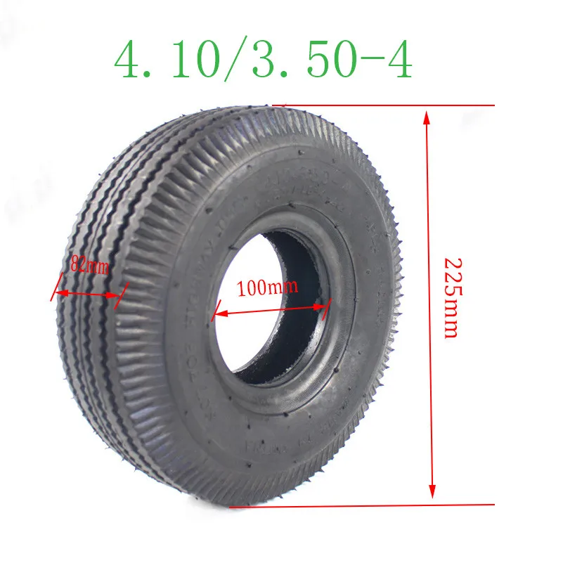 5 типов шин 4,10/3,50-4 внутренняя трубка и внешняя шина подходят для электрического трицикла, тележки, электрического скутера, складского автомобиля